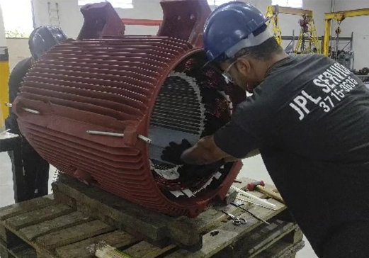 manutenção geral de motores elétricos JPL